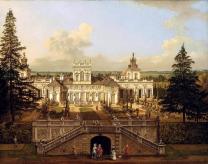 Bellotto wilano w palace as seen from the garden