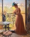 Femme au balcon 1884