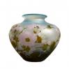 Vase boule japonisant aux fleurs de pommier