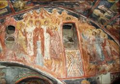 Fresques chapelle rupestre du monastère de Kalista