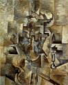 1910 georges braque violin and candlestick