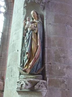 Église Notre Dame de l assomption vierge a l'enfant seconde moitie xiveme