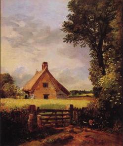 A cottage in a cornfield 1817 john constable