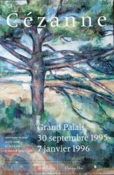 Affiche 1995 exposition Cezanne Grand Palais Paris