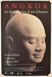 Affiche angkor et dix siecles dart khmer 1997