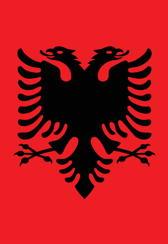 Albanie drapeau