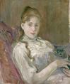 Berthe Morisot jeune fille au chat
