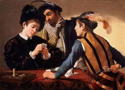Caravaggio c 1597 les tricheurs