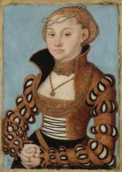 Cranach 1534 portrait d une noble dame