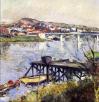 Gustave caillebotte le pont de argenteuil 1894