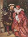 Henry VIII et le cardinal Wolsey par John Gilbert