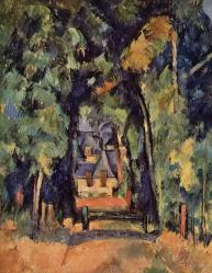 L allee a Chantilly par Paul Cezanne 1888