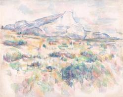 La montagne Sainte Victoire vue des Lauves par Paul Cezanne 1902