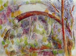 Le pont des trois sautets par Paul Cezanne 1906