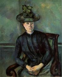 Madame ce zanne au chapeau vert 1894