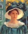 Mary cassatt jeune femme en vert 1914