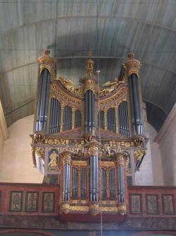 Saint the gonnec eglise de tail inte rieur l orgue