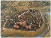 Maquette de la Gniezno médiévale