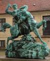 Thésée combattant le centaure Biénor par Antoine Louis Barye  fondeur Barbedienne